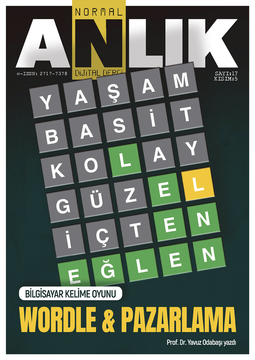 Sayı 17 kısım 5 kapağı
